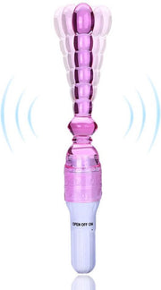 Erodit Flirting Anale Kralen Dildo Vibrator, inclusief batterijen